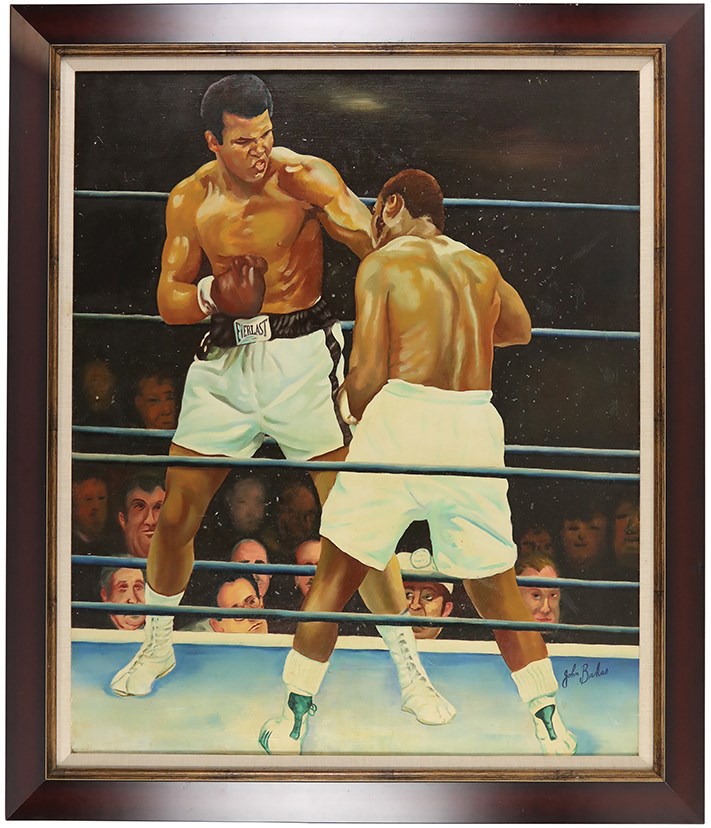 Muhammad Ali vs. Joe Frazier Original Artwork