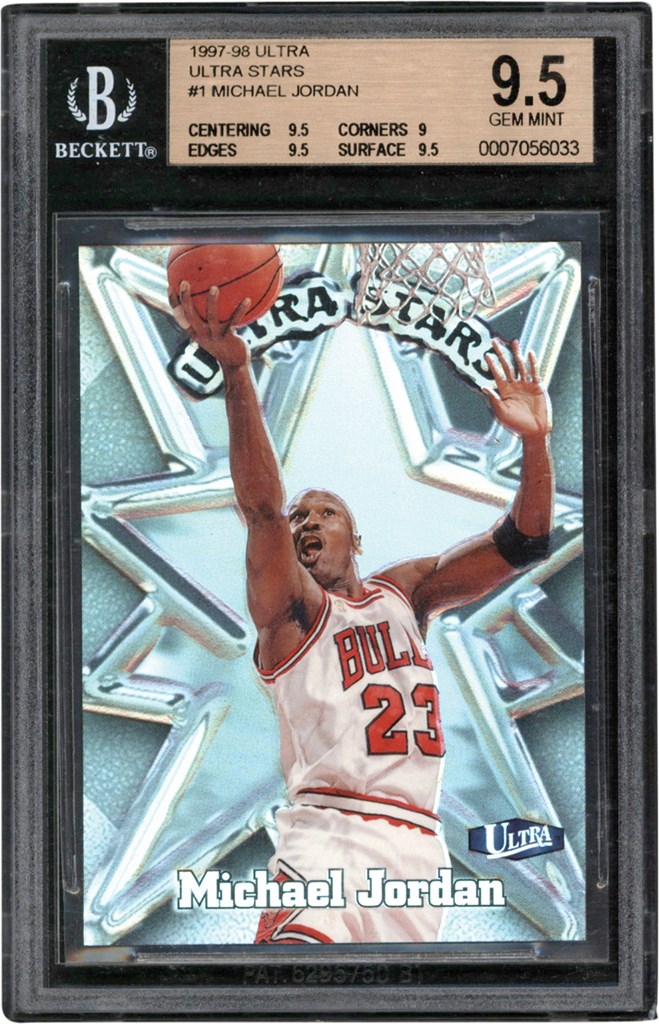 Modern Sports Cards - 997-1998 Ultra Stars #1 Michael Jordan BGS GEM MINT 9.5