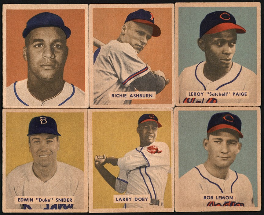 - 1949 Bowman Near-Complete Set (198/240) with Key Rookie Cards