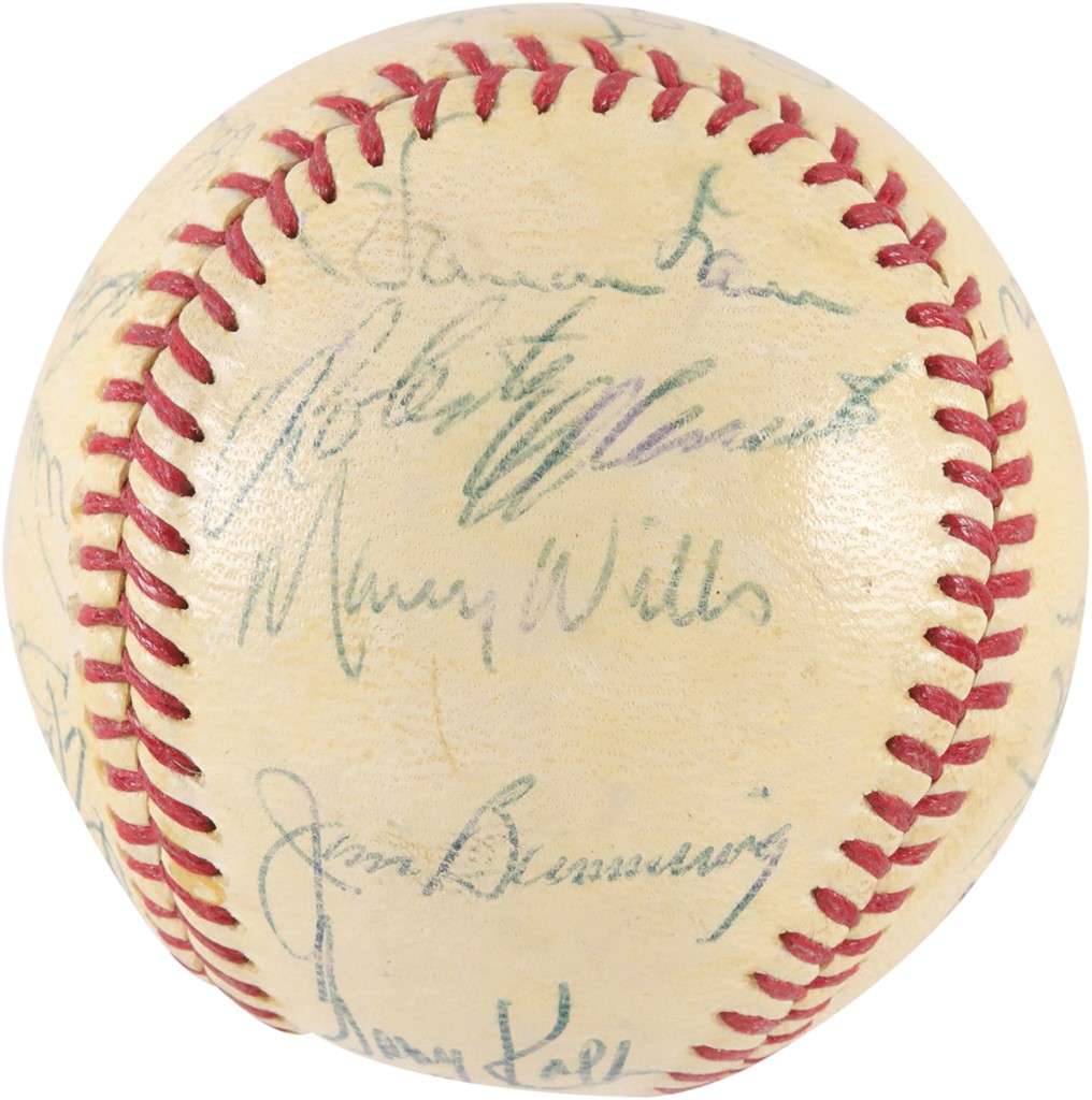 Baseball Autographs - 1968 Pittsburgh Pirates Team-Signed Baseball (PSA)