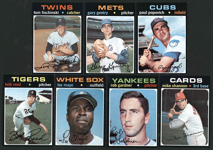 - 1971 Topps Baseball High Number Collection (375+)