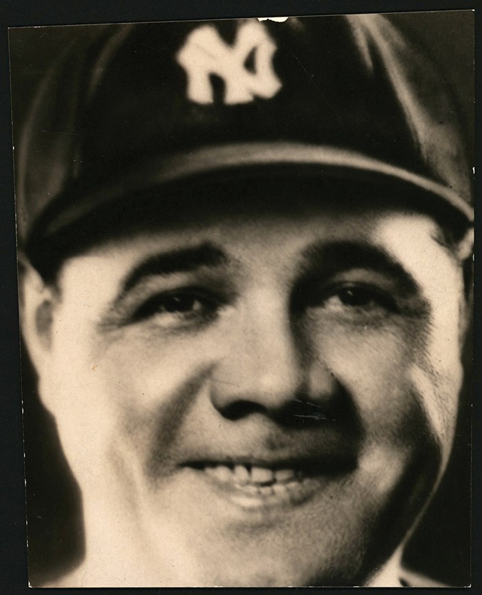 Vintage Sports Photographs - 1932 Babe Ruth (PSA Type III Photo)