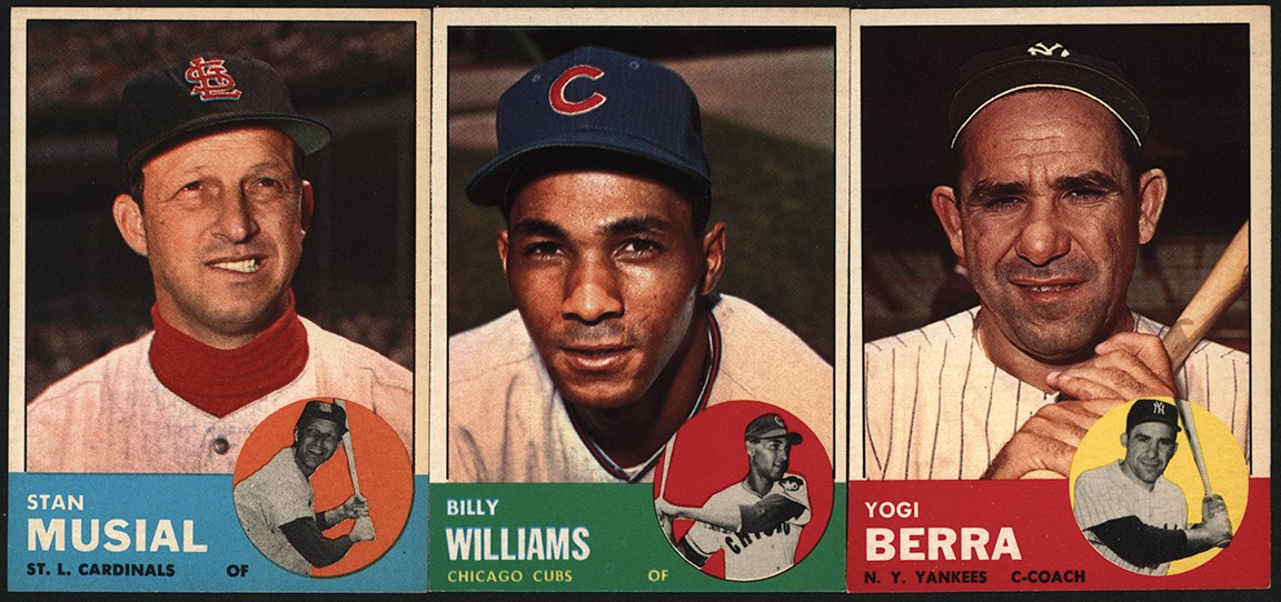 - 1963 Topps Baseball Hoard (590) Loaded w/Hall of Famers
