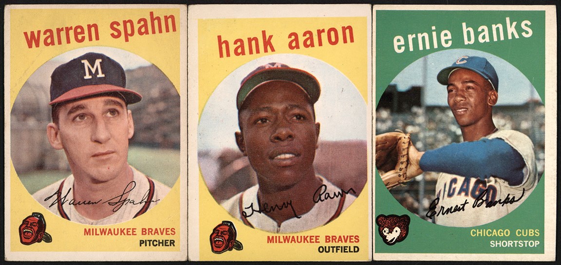 - 1959 Topps Baseball Hoard (958) w/Hall of Famers