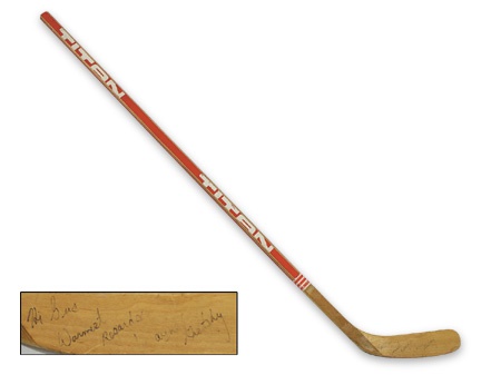 1978-79 Wayne Gretzky WHA Autographed Rookie Stick