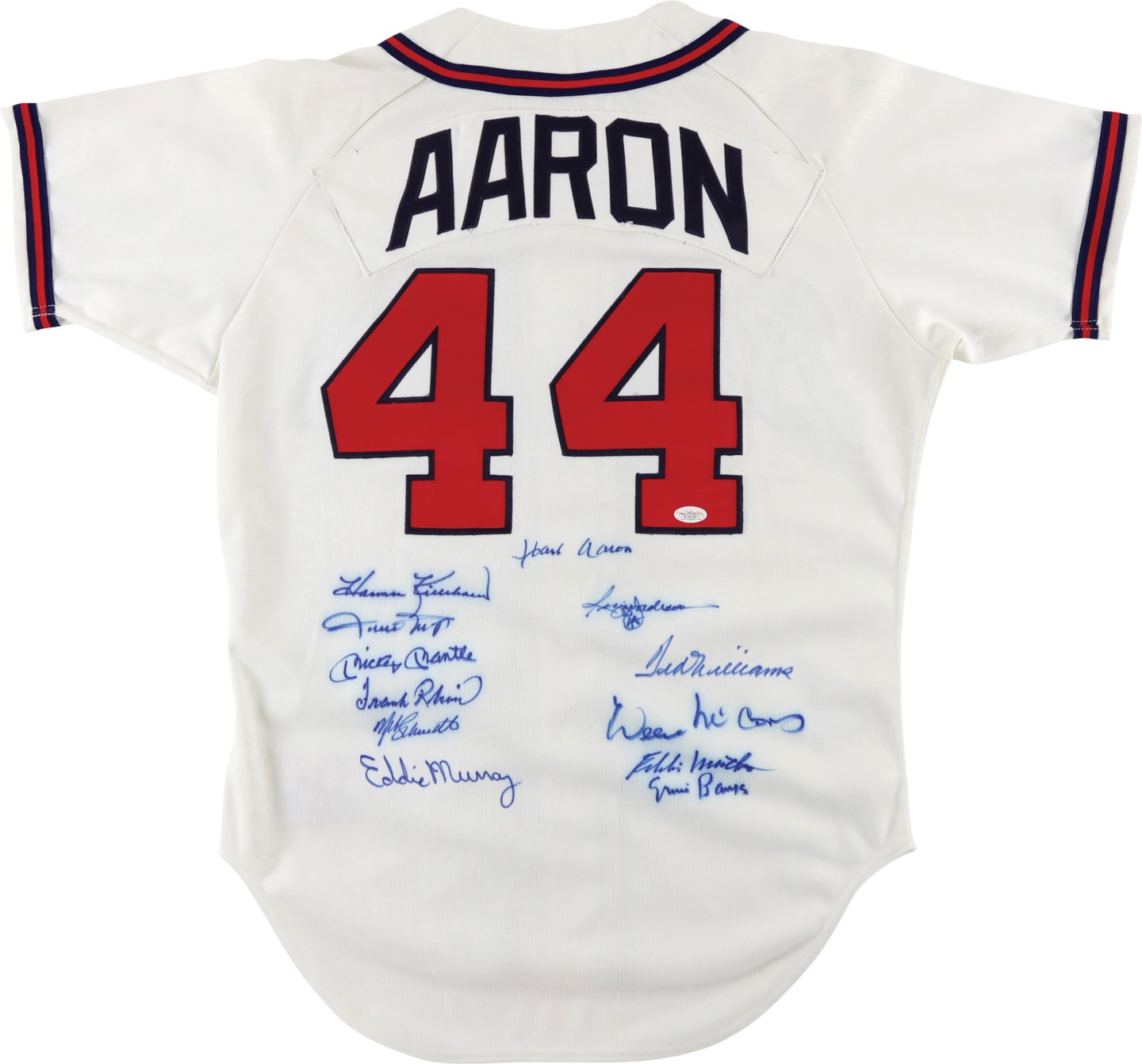 - 500 Home Run Club Signed Jersey by 12 (JSA)
