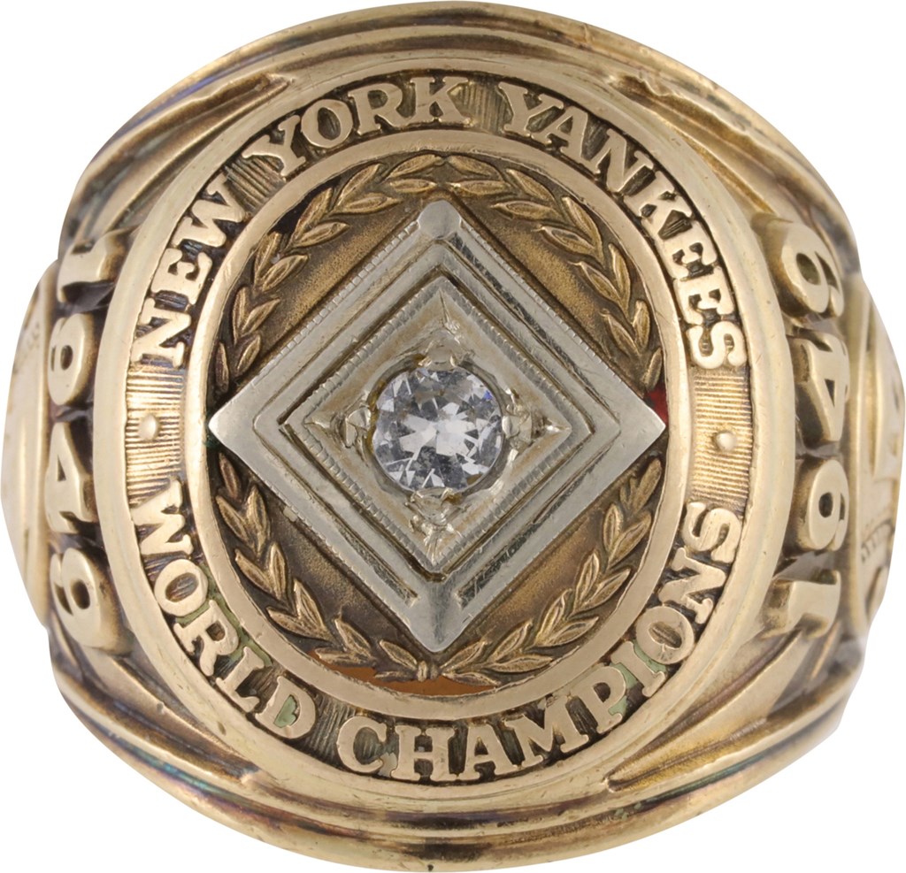 - 1949 New York Yankees World Series Championship Ring (Family LOA)