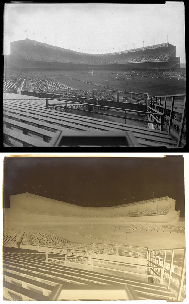 The Brown Brothers Photograph Collection - Yankee Stadium "Football Game" Original Film Negative