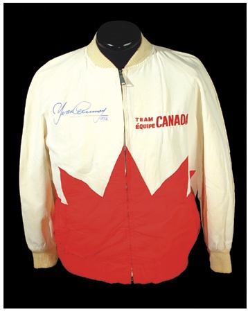 Hockey Memorabilia - 1972 Canada Russia Series Jacket Worn by Yvan Cournoyer