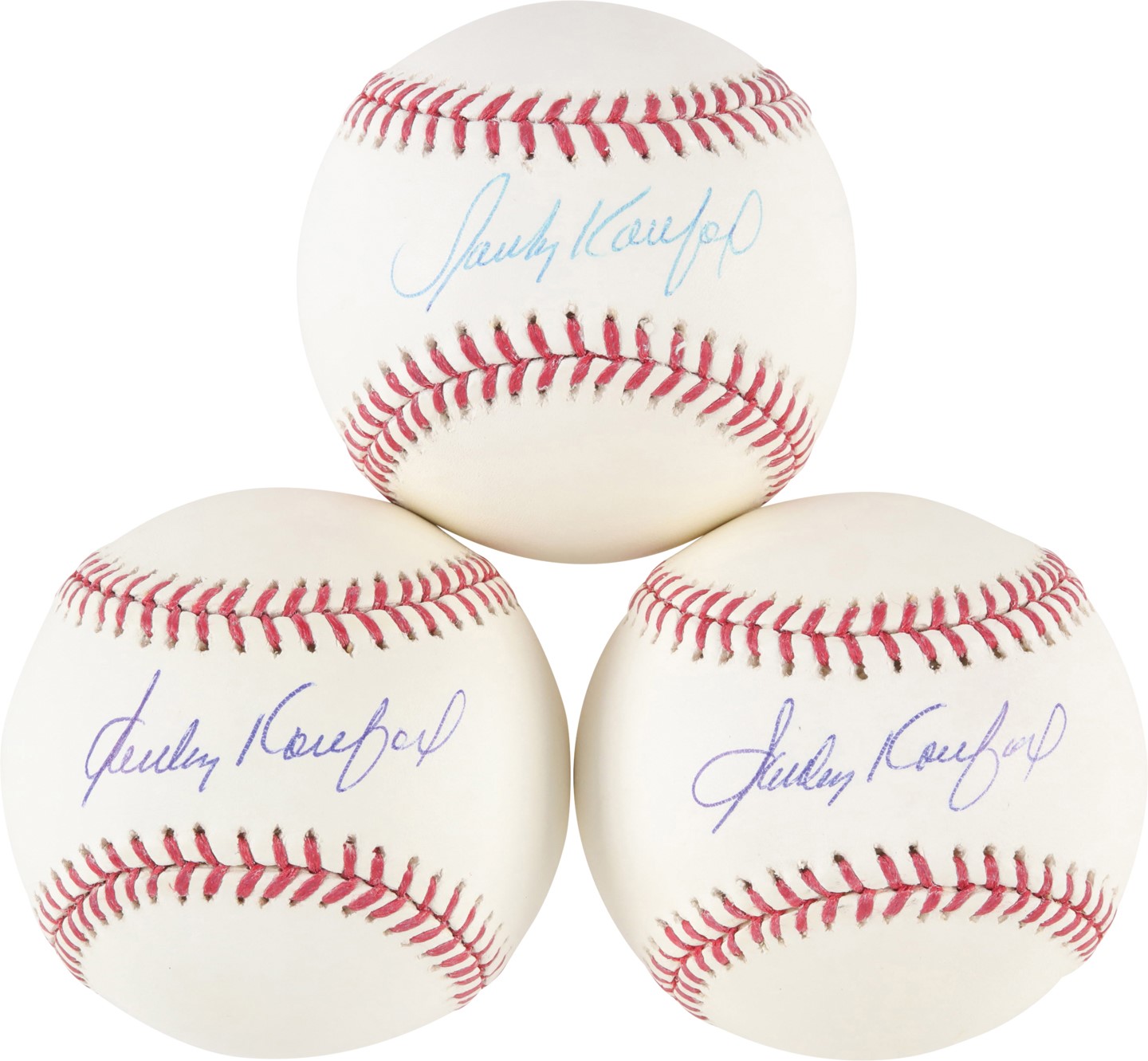 - Three Sandy Koufax PSA Graded Signed Baseballs (PSA 10, PSA 8.5, PSA 8.5)