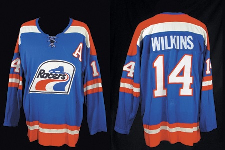 Hockey Sweaters - 1977-78 Barry Wilkins WHA Indianapolis Racers Game Worn Jersey