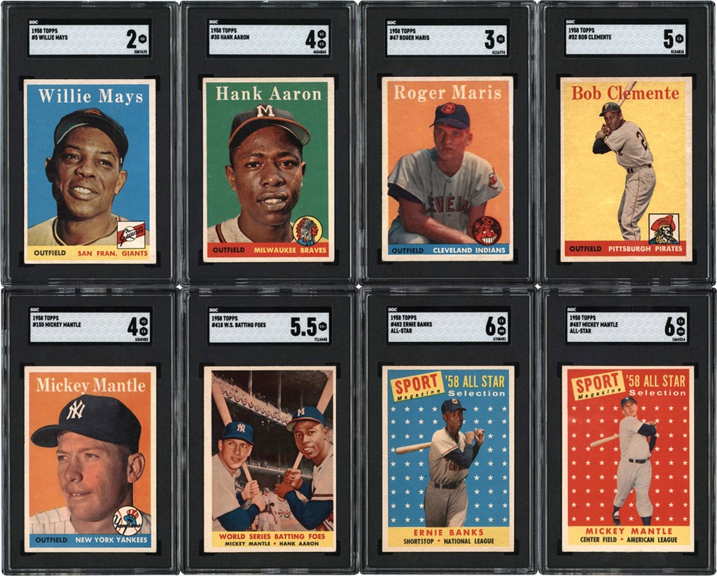 - 1958 Topps Baseball Near-Complete Set (494/495)