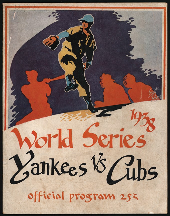 - 1938 World Series Team-Signed Program by World Champion Yankees Inc. Lou Gehrig (PSA)