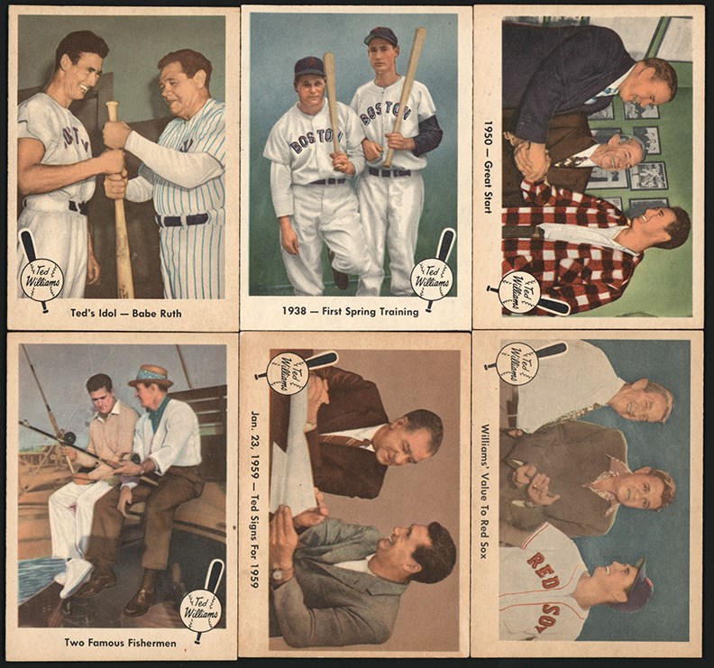 - 1959 Fleer Ted Williams Complete Set (80) with Duplicates