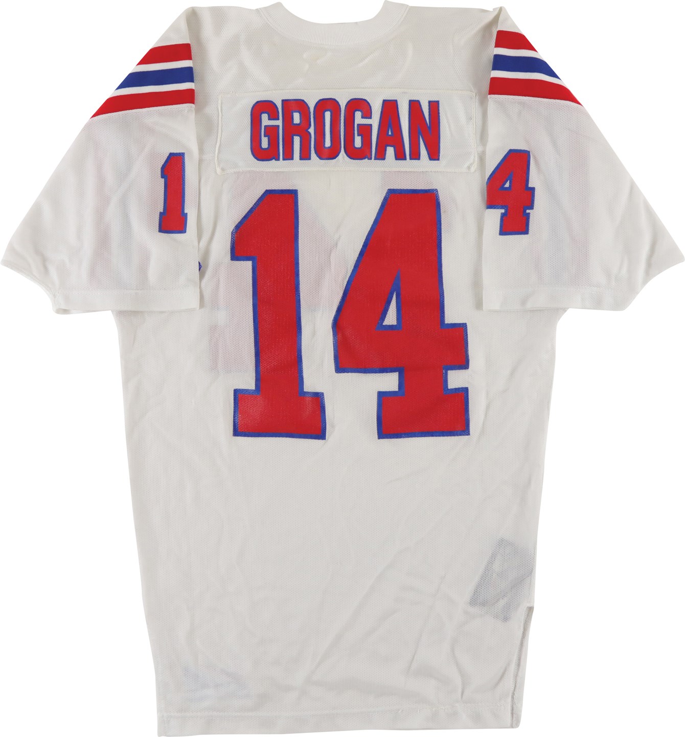 - 1986 Steve Grogan New England Patriots Game Worn Jersey (LOA)