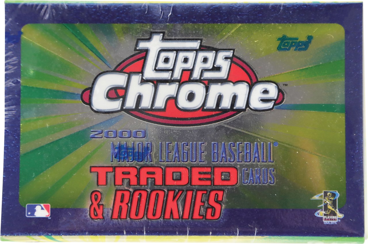 Modern Sports Cards - 2000 Topps Chrome Traded and Rookies Factory Sealed Complete Set w/Miguel Cabrera Rookie