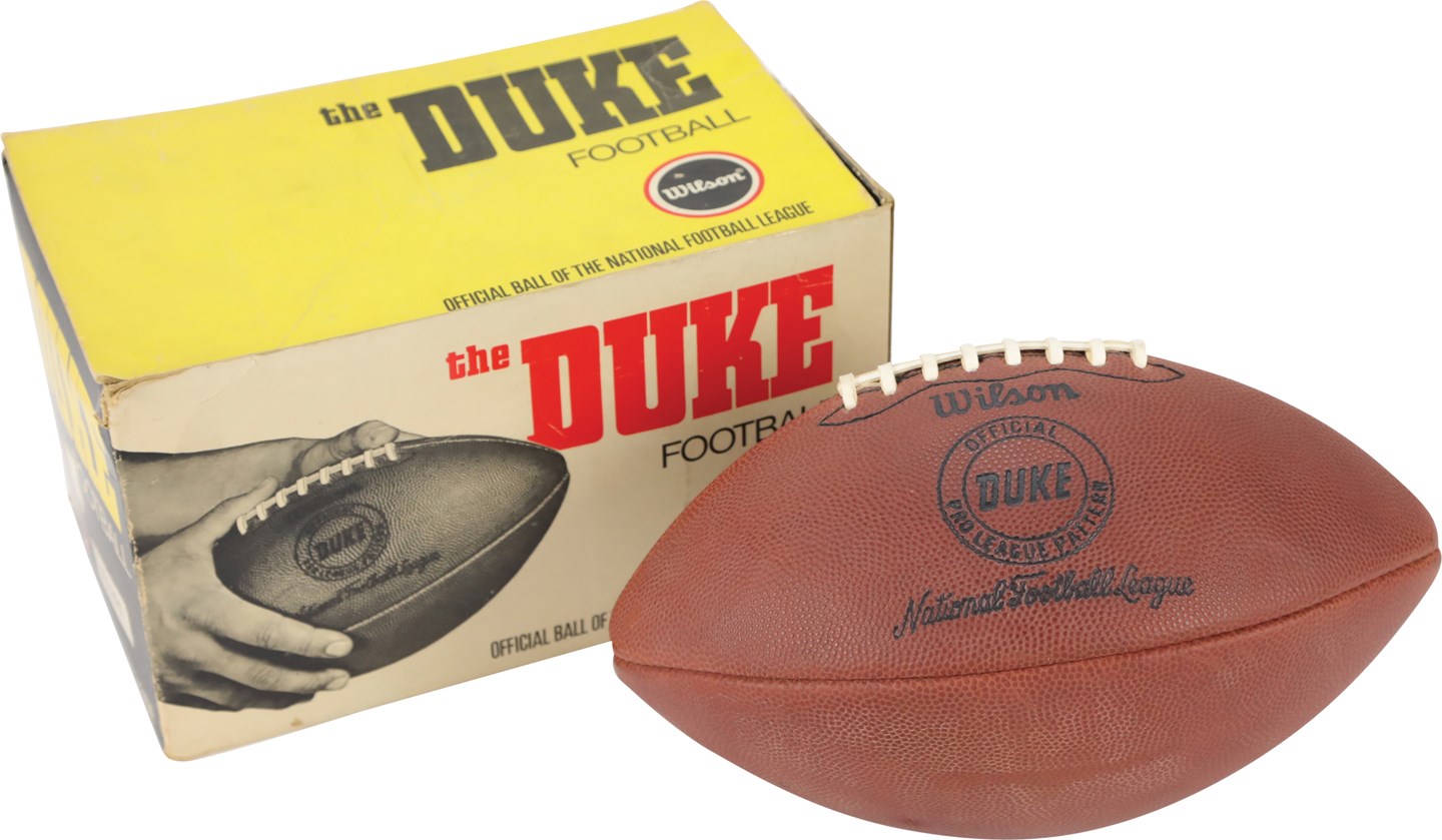 - Rare Duke National Football League Transitional Football No Commissioner New in Box