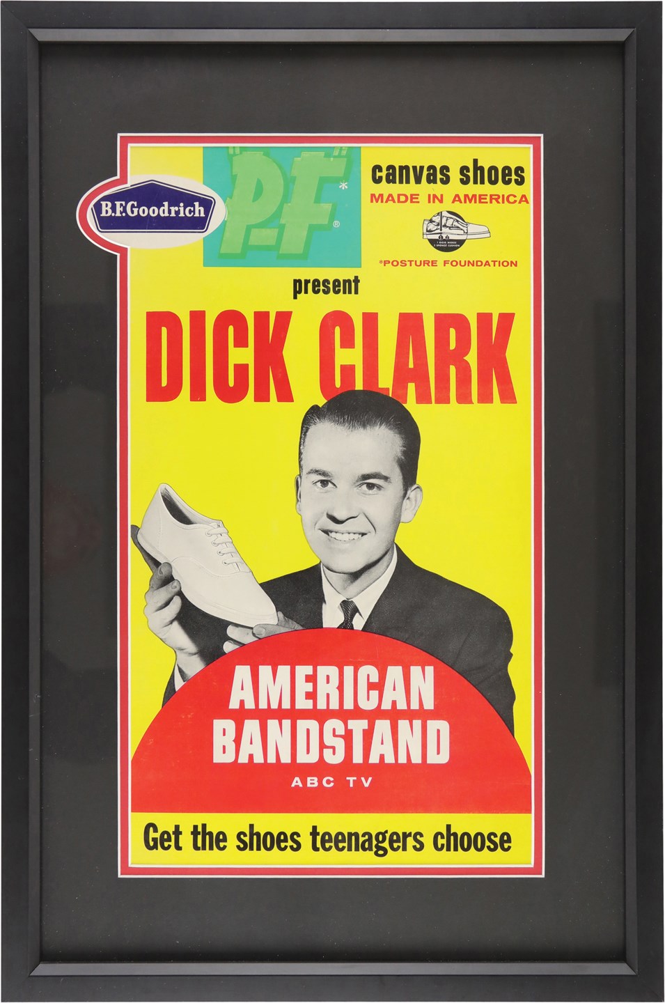 Circa 1960 Dick Clark/American Bandstand B. F. Goodrich Advertising Display