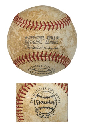 Hank Aaron - 1973 Hank Aaron 705th Home Run Baseball