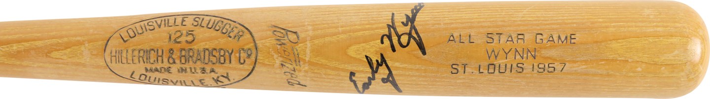 - 1957 Early Wynn All Star Game Signed Bat