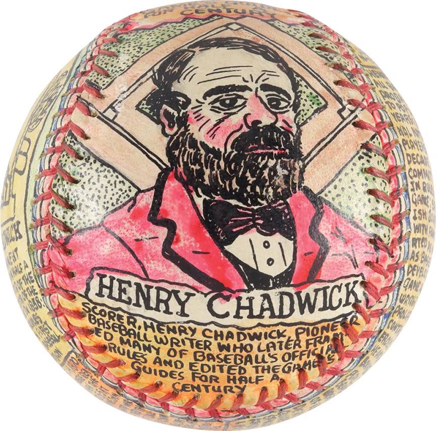 - Henry Chadwick George Sosnak Folk Art Baseball