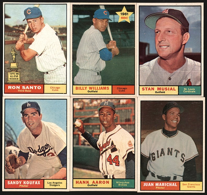 - 1961 Topps Baseball Near Complete Set (579/587)