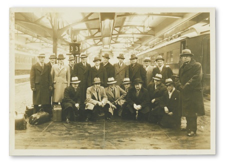 Hockey Memorabilia - 1931-32 NHL Detroit Falcons Team Photograph (6x9”)