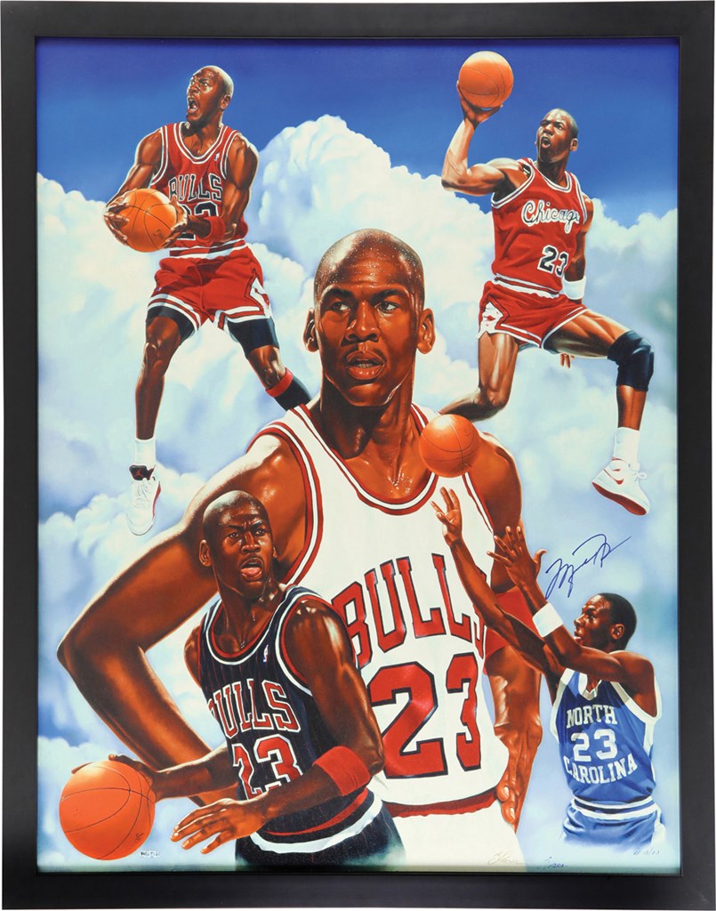 - Michael Jordan Signed Limited Edition Giclee by Steve Parson - AP 15/23 (UDA)