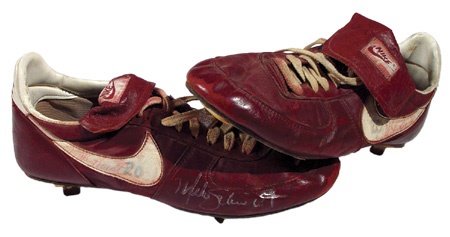 - 1980’s Mike Schmidt Game Worn Spikes