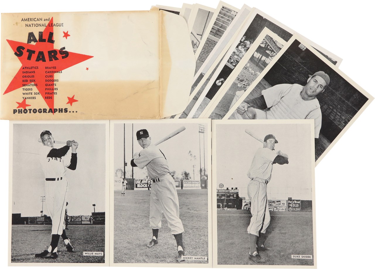 - 1950s Baseball All Stars Picture Pack w/ Mantle, Robinson Mays & Williams