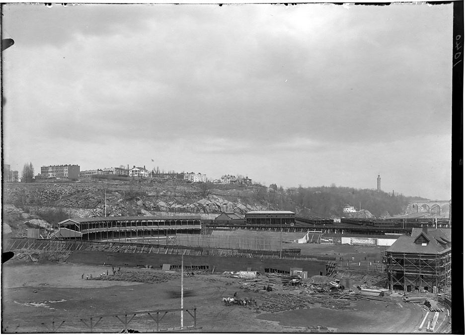 The Brown Brothers Photograph Collection - Polo Grounds/Manhattan Field Original Glass Plate Negative