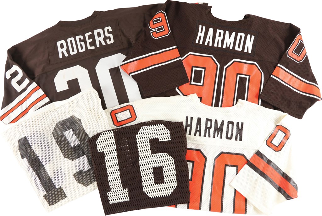 - 1980s Cleveland Browns Game Issued and Practice Jerseys (5)