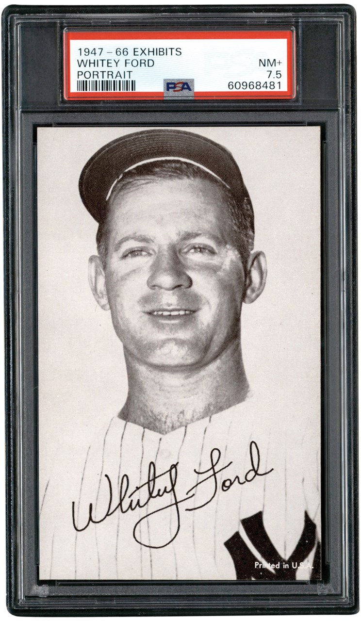 - 1947-66 Exhibits Whitey Ford (Portrait) PSA NM+ 7.5