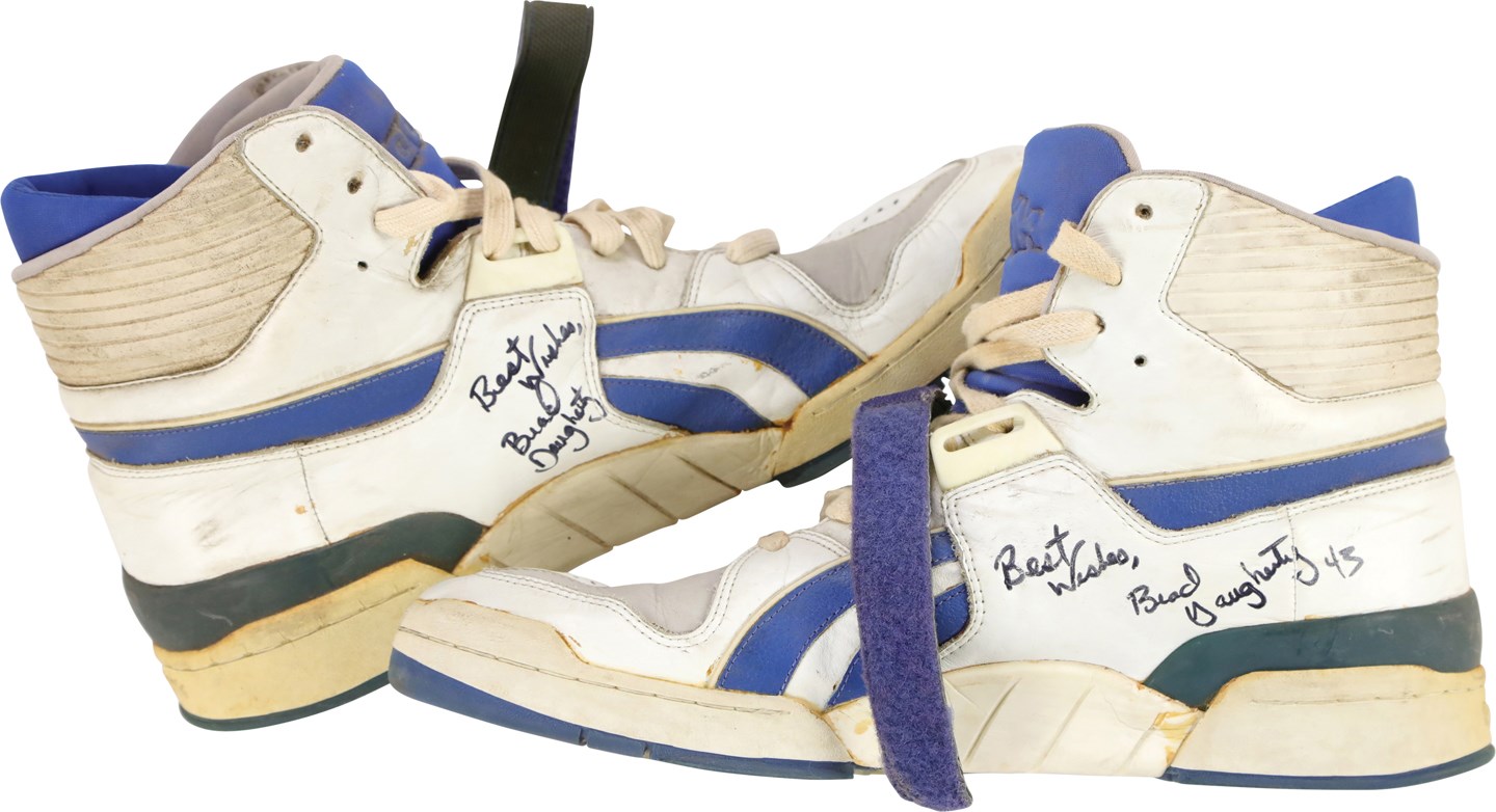 - 1980s Brad Daugherty Game Used Reebok Sneakers Signed (PSA)