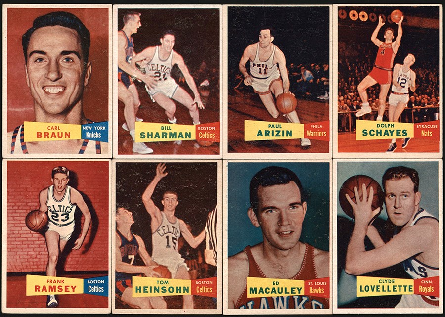 - 1957 Topps Basketball Near Set (78/80)