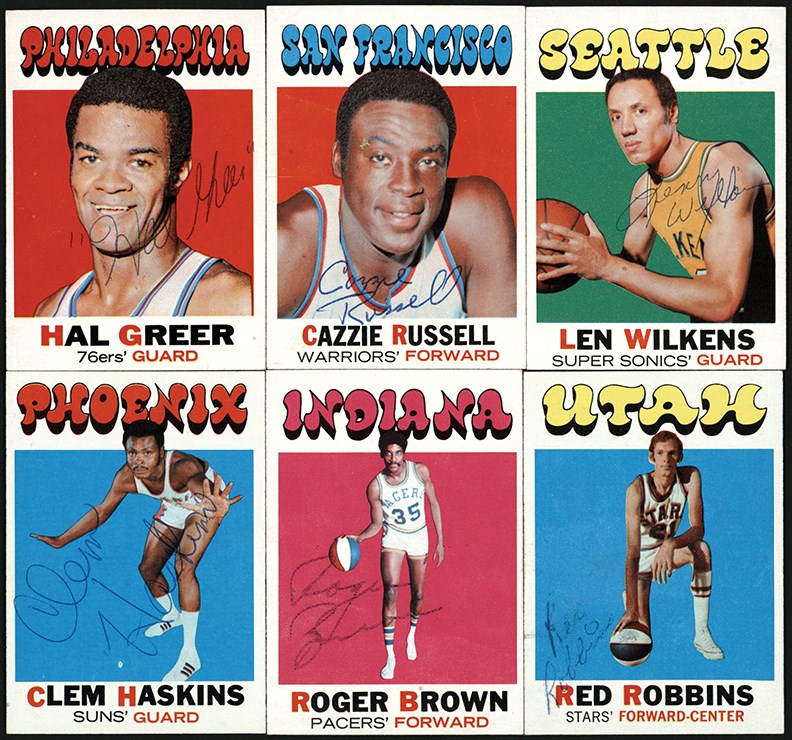 - Signed 1971-72 Topps Basketball Collection (42)