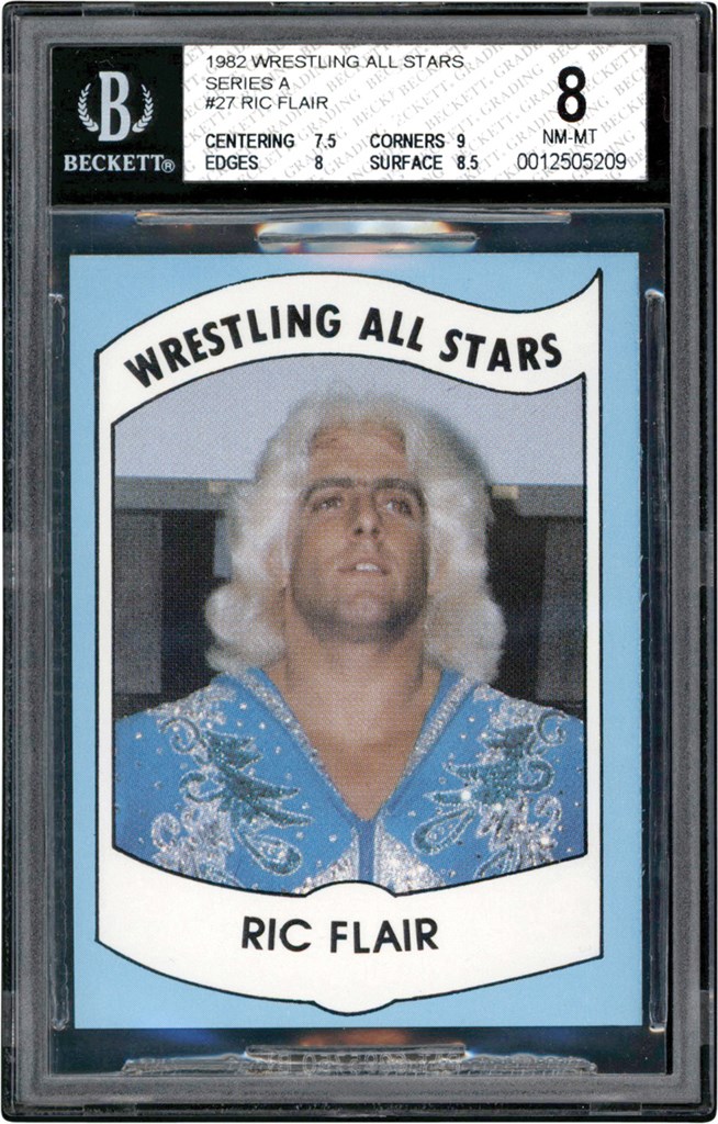 - 1982 Wrestling All-Stars Series A #27 Ric Flair BGS NM-MT 8