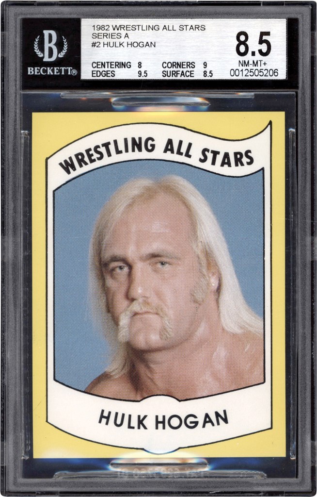 - 1982 Wrestling All-Stars Series A #2 Hulk Hogan BGS NM-MT+ 8.5