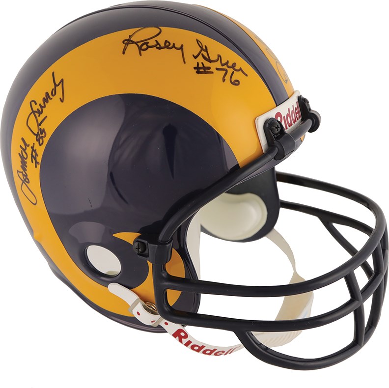 Football - Fearsome Foursome Signed Helmet