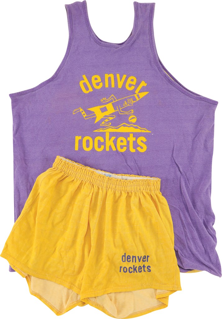 - 1974 Jan van Breda Kolff Denver Rockets ABA Practice Worn Rookie Uniform (Breda Kolff LOA)