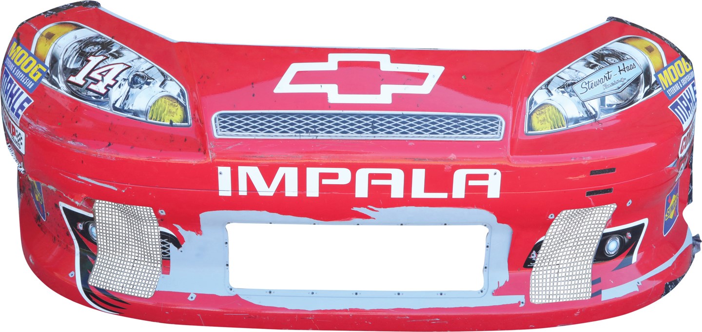 Olympics and All Sports - Circa 2011 Tony Stewart Race Used Front Bumper