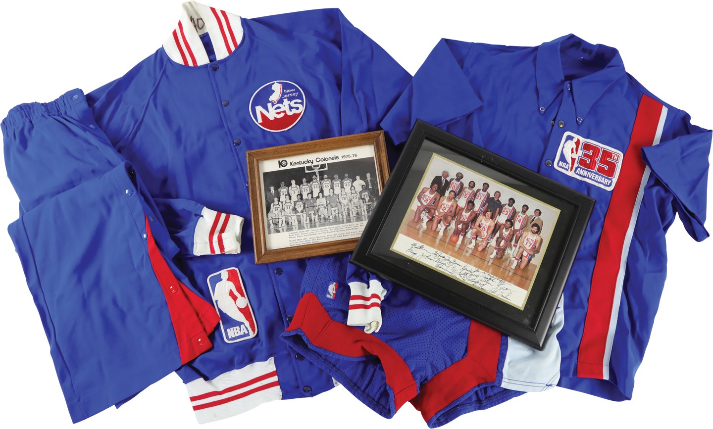 Jan Van Breda Kolff Collection - 1975 Jan Van Breda Kolff ABA vs. NBA Mexico Exhibition Complete Game Worn Uniform (Breda Kolff LOA)