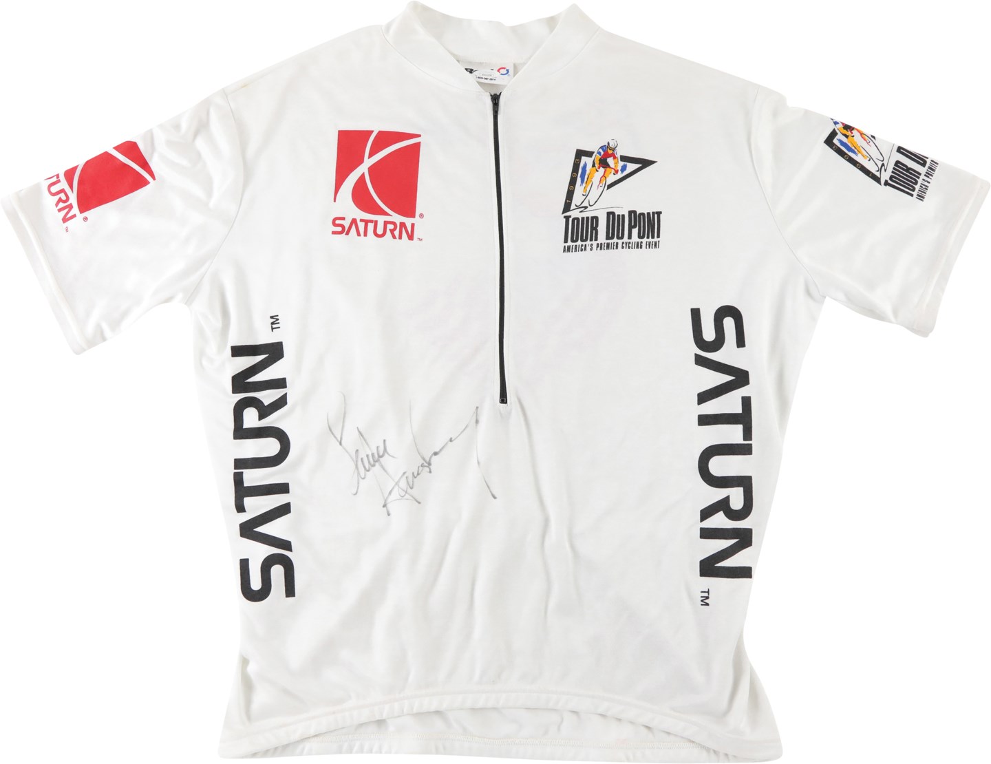 - 1993 Lance Armstrong Signed Tour DuPont Race Issued Jersey (JSA)