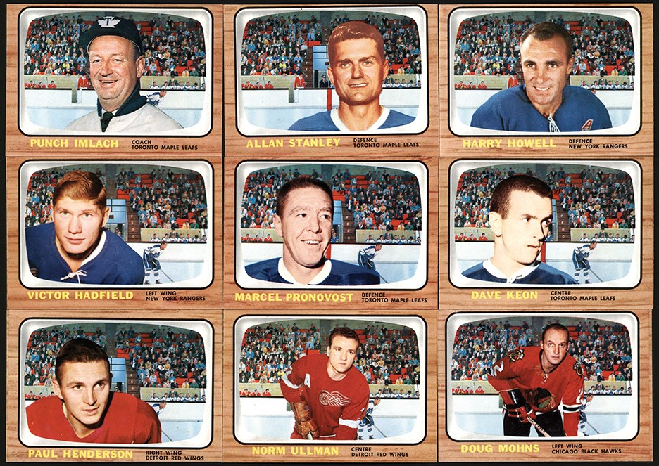 Hockey Cards - 1966 Topps Hockey U.S.A. Test Partial Set (37/66) Honolulu Find!