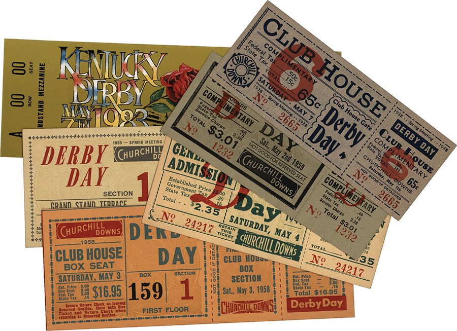 Kentucky Derby Full Ticket Collection (6)