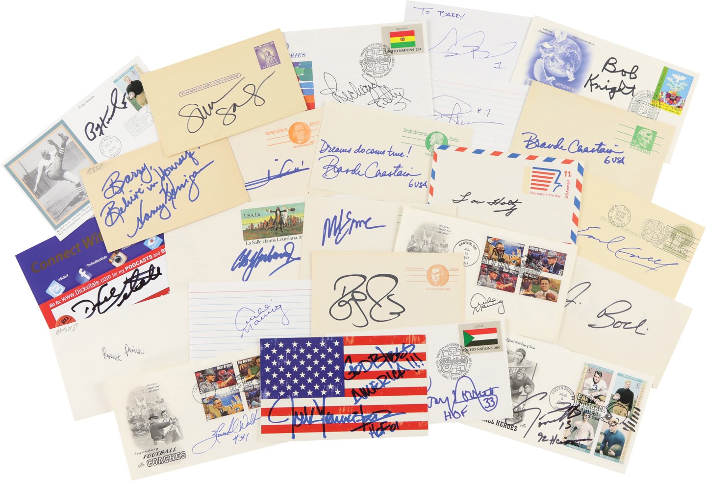 - Large Multi-Sport Autograph Collection w/Hall of Famers (475+)