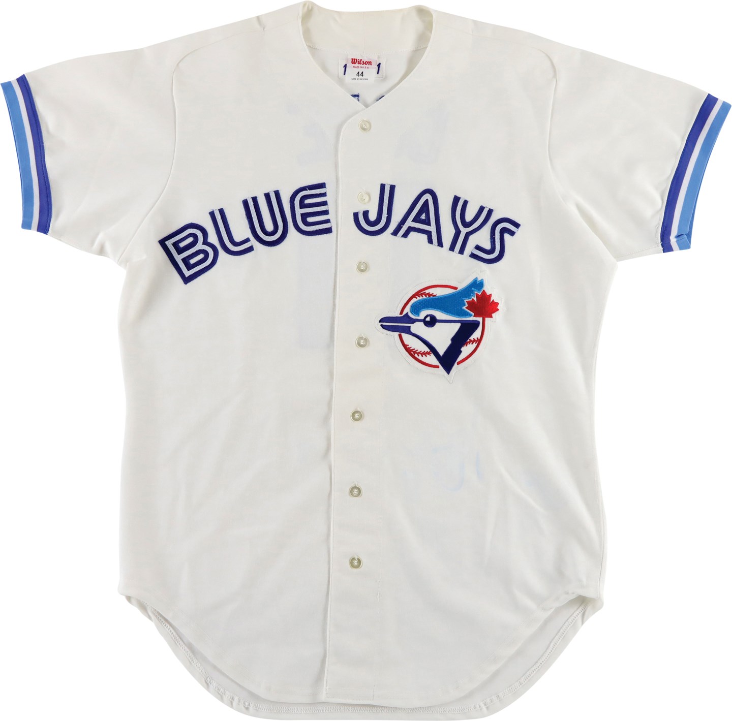 - 1995 David Cone Toronto Blue Jays Signed Game Worn Jersey Given to Cito Gaston