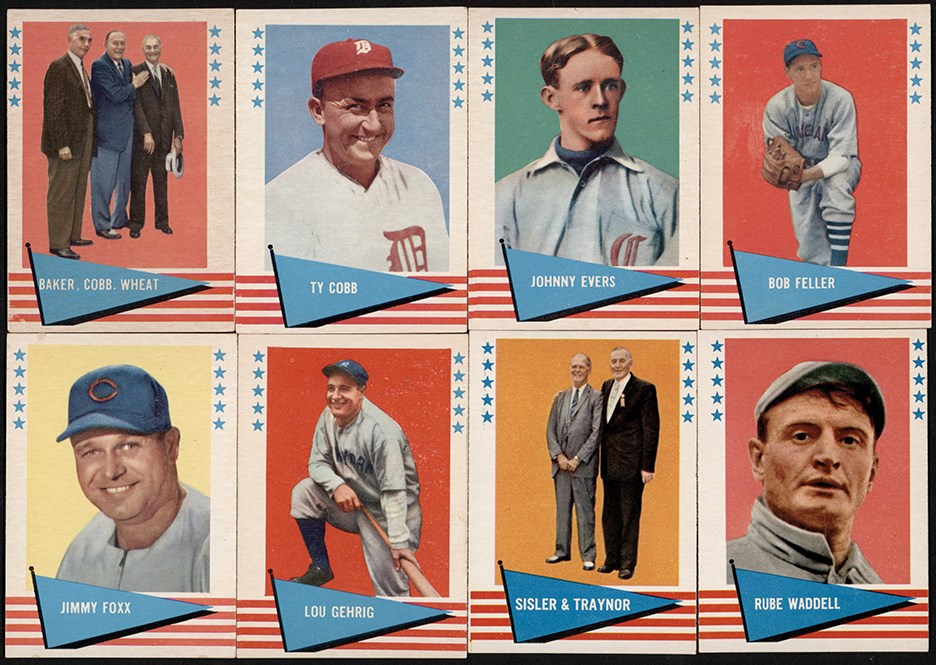 961 Fleer Baseball Greats Card Collection (102)
