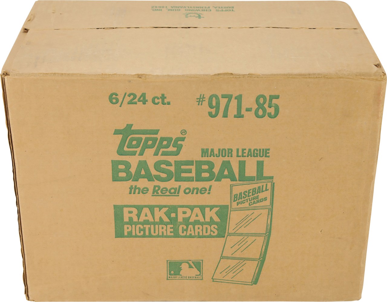 - Rare 1985 Topps Baseball 6 Box Unopened Rack Case