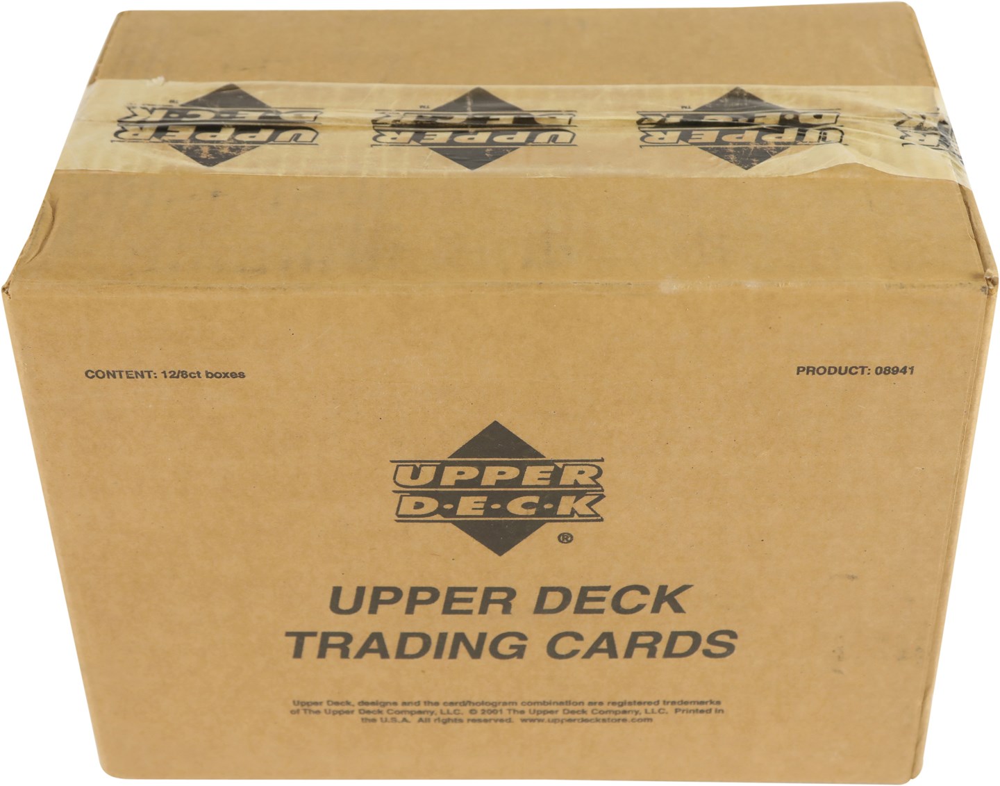 - 2001 Upper Deck Golf Sealed Case